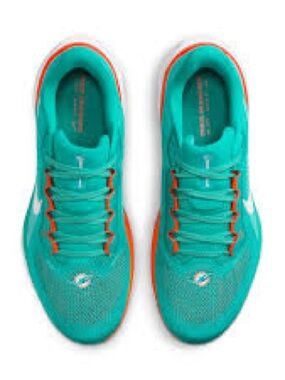 Unisex Miami Dolphins Nike Aqua Zoom Pegasus 41 Running Shoes